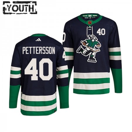 Vancouver Canucks Elias Pettersson 40 Adidas 2022-23 Reverse Retro 2.0 Navy Trikot Authentic - Kinder Vancouver Canucks Elias Pettersson 40 Adidas 2022-23 Reverse Retro 2.0 Navy Trikot Authentic - Kinder
